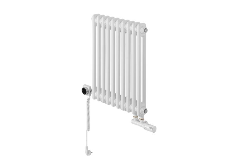 Grzejnik żeberkowy poziomy retro Column Line CL2E-575x470-D50L/P biały 1 szt.