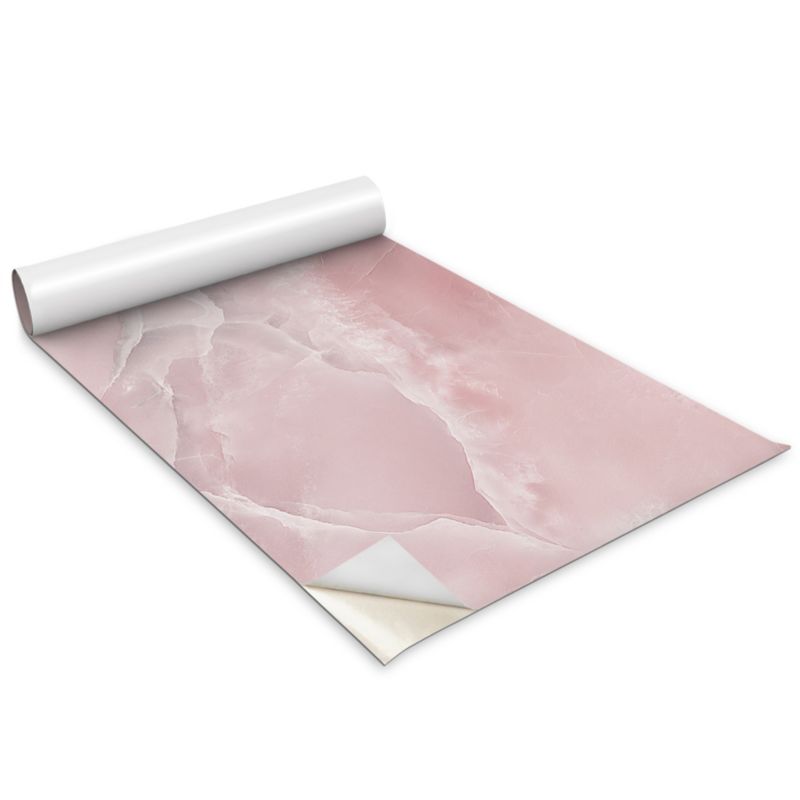 Okleina Meblowa Do Sypialni I Garderoby Wallfluent 100x50 cm Różowy marmur Okleina Na Biurko I Regał 1 rol.