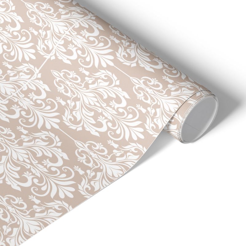 Folia Meblowa Tulup 50x100 cm Roślinna symetria Okleina Na Biurko I Regał 1 rol.