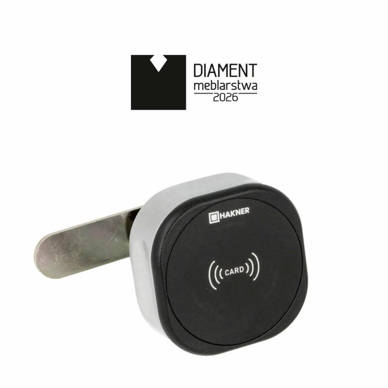 Zamek elektroniczny ROXI-K Hakner mat chrome L-30mm - 1 szt.