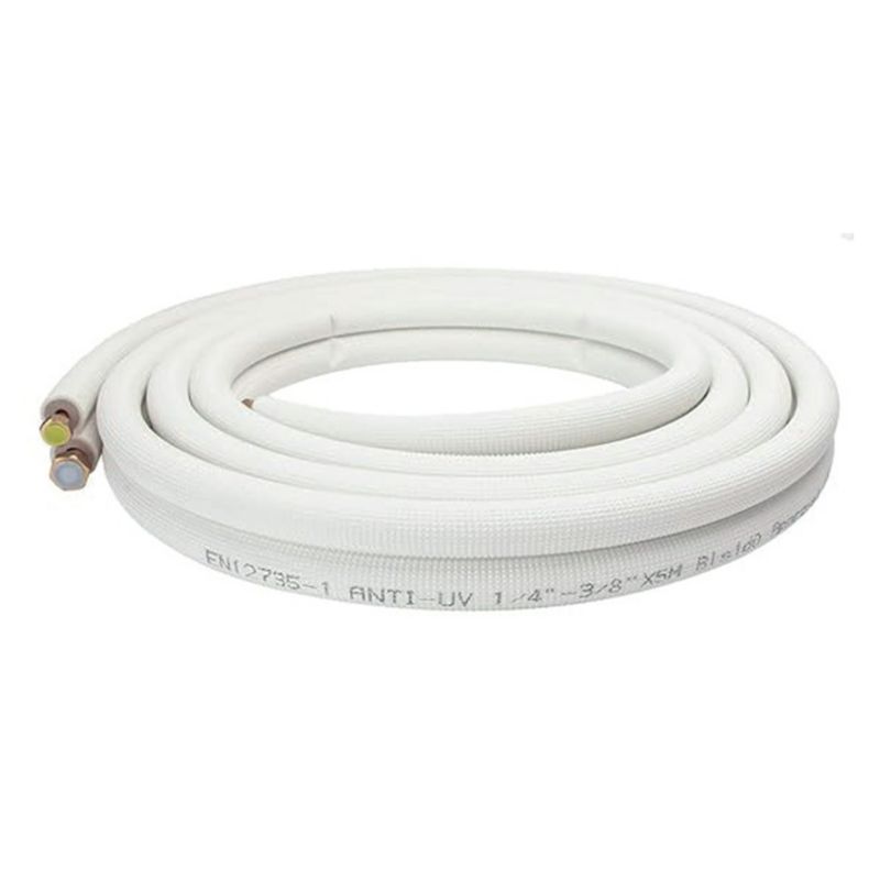 Połączenie chłodnicze Sannover 1/4-3/8 wstępnie gwintowane Połączenie dwururkowe Flare M1 7 metry 1 szt.