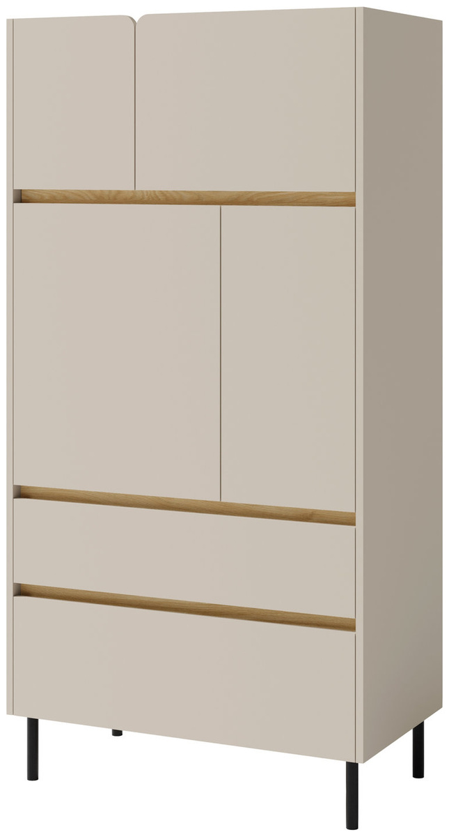 Młodzieżowy regał na książki z szufladami 80 cm LISSARO