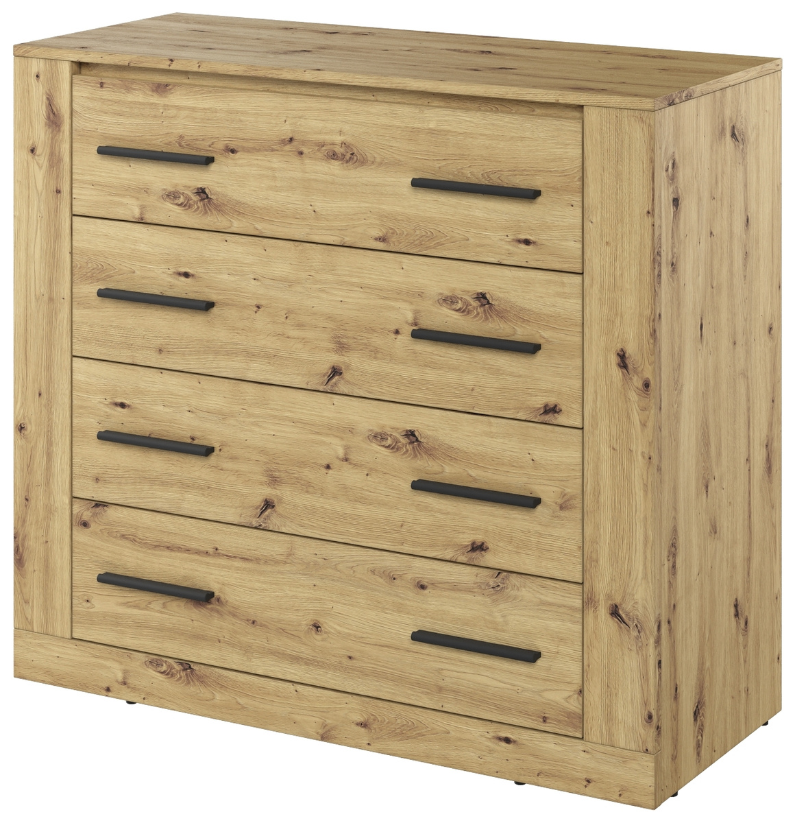 Nowoczesna komoda z szufladami 100 cm ARTI dąb artisan