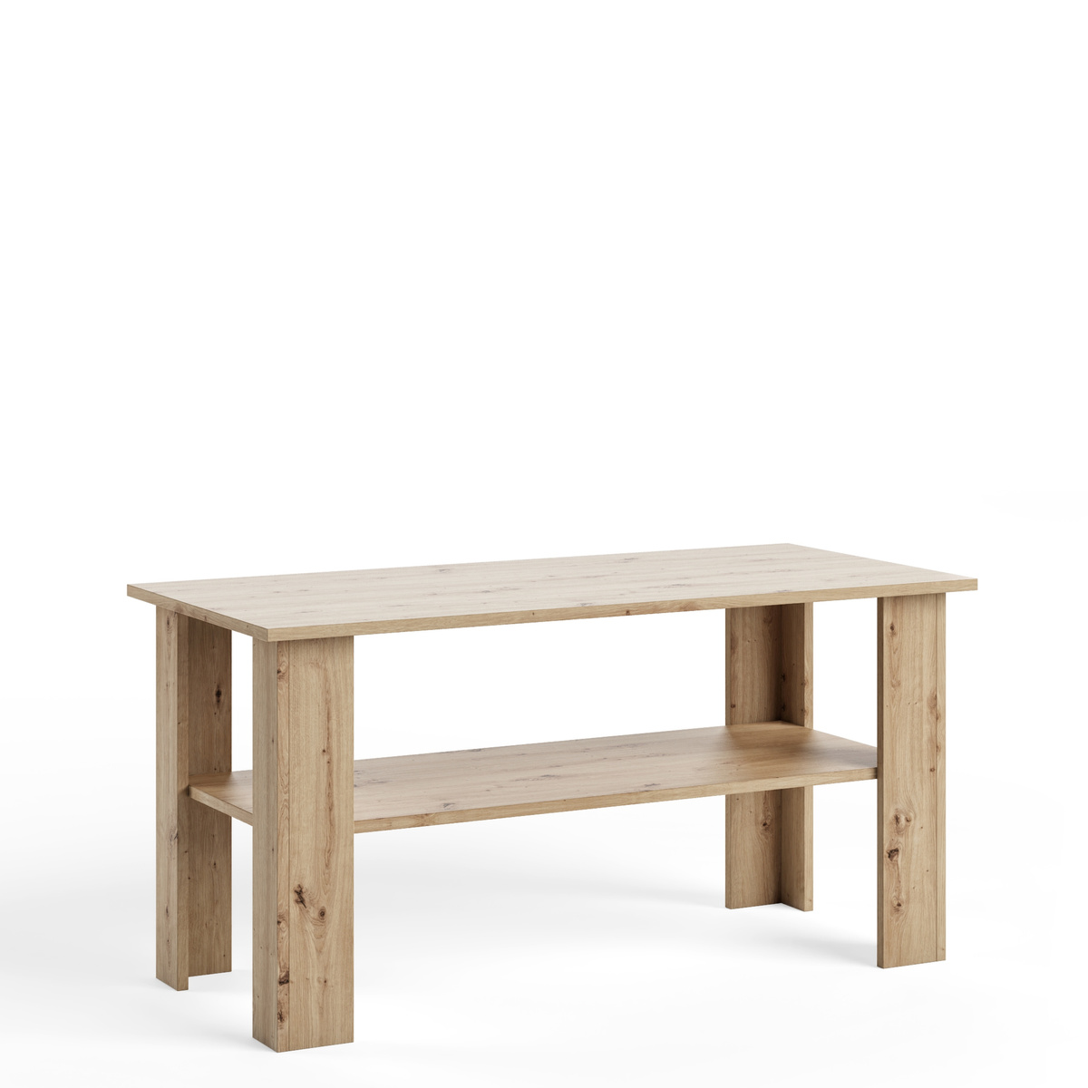 Stolik kawowy 100 cm prostokątny do salonu FIORA dąb artisan