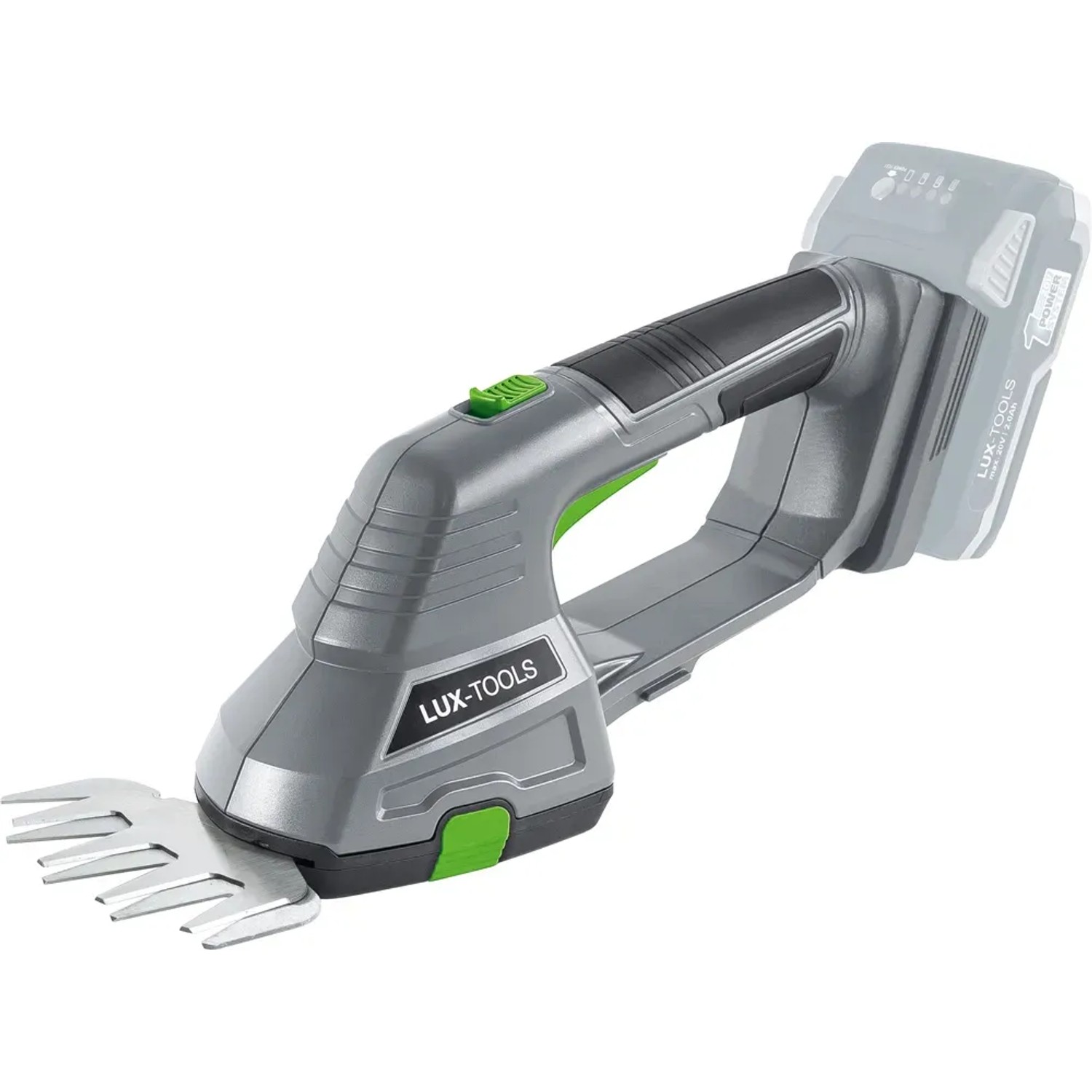 LUX-TOOLS Nożyce akumulatorowe do trawy i krzewów 2w1 20V