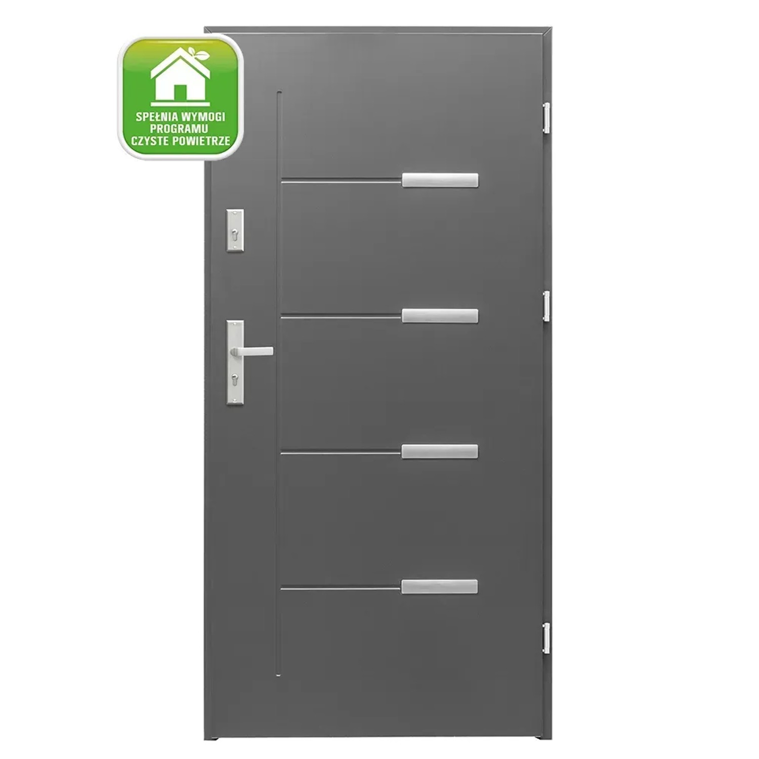 SplenDoor Drzwi zewnętrzne Onyks antracyt 90P