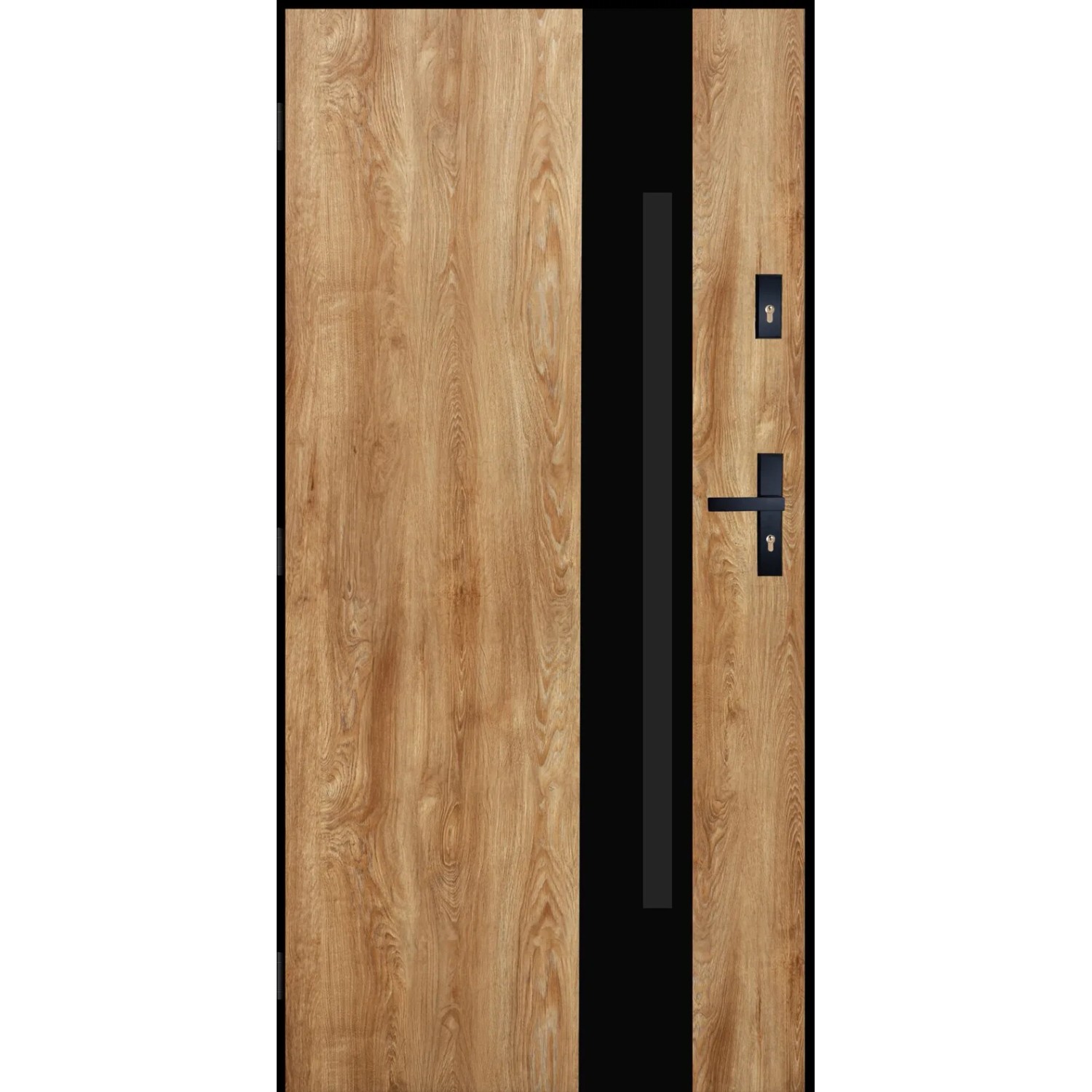 Pantor Drzwi zewnętrzne stalowe Madera 2 Dąb Turner 90 L