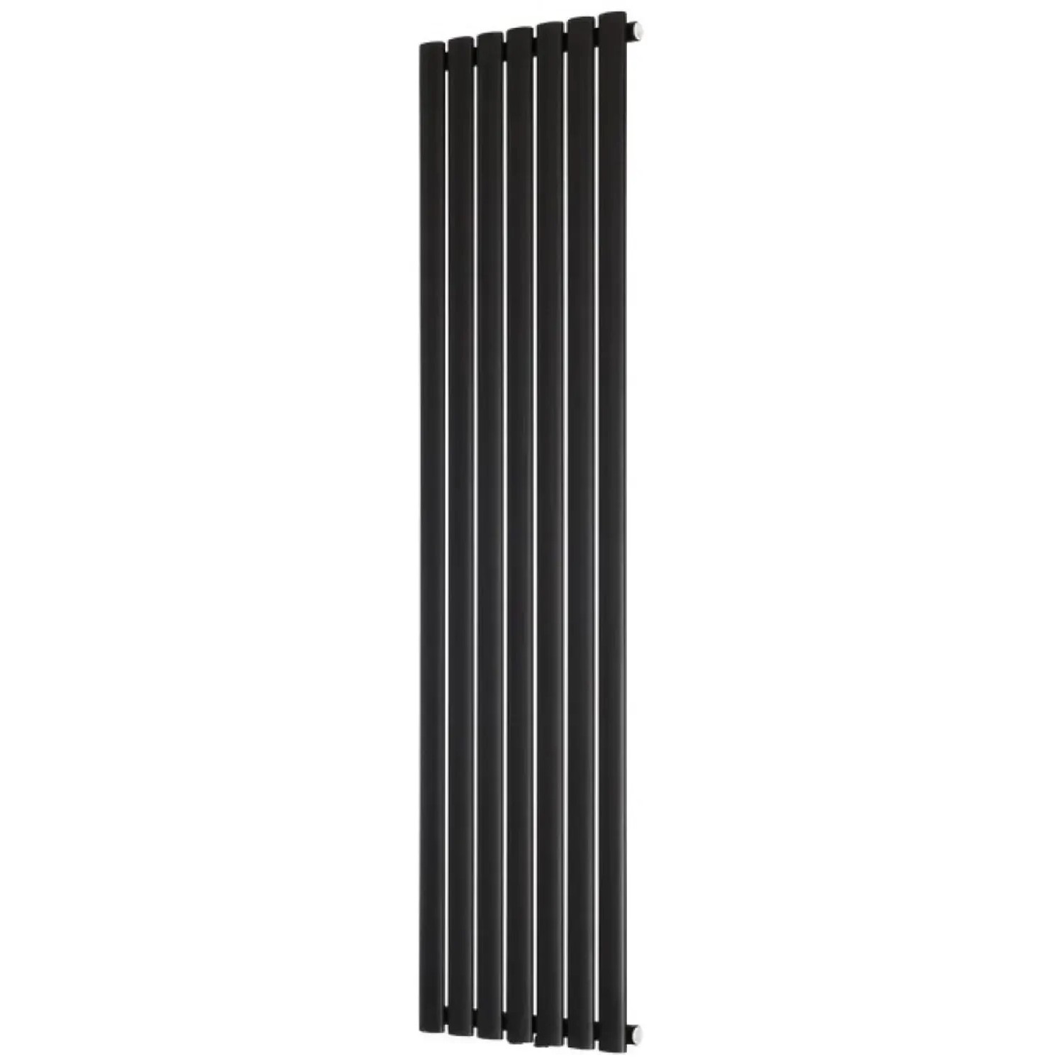 Luxrad Grzejnik dekoracyjny Ring czarny mat 160 x 41 cm