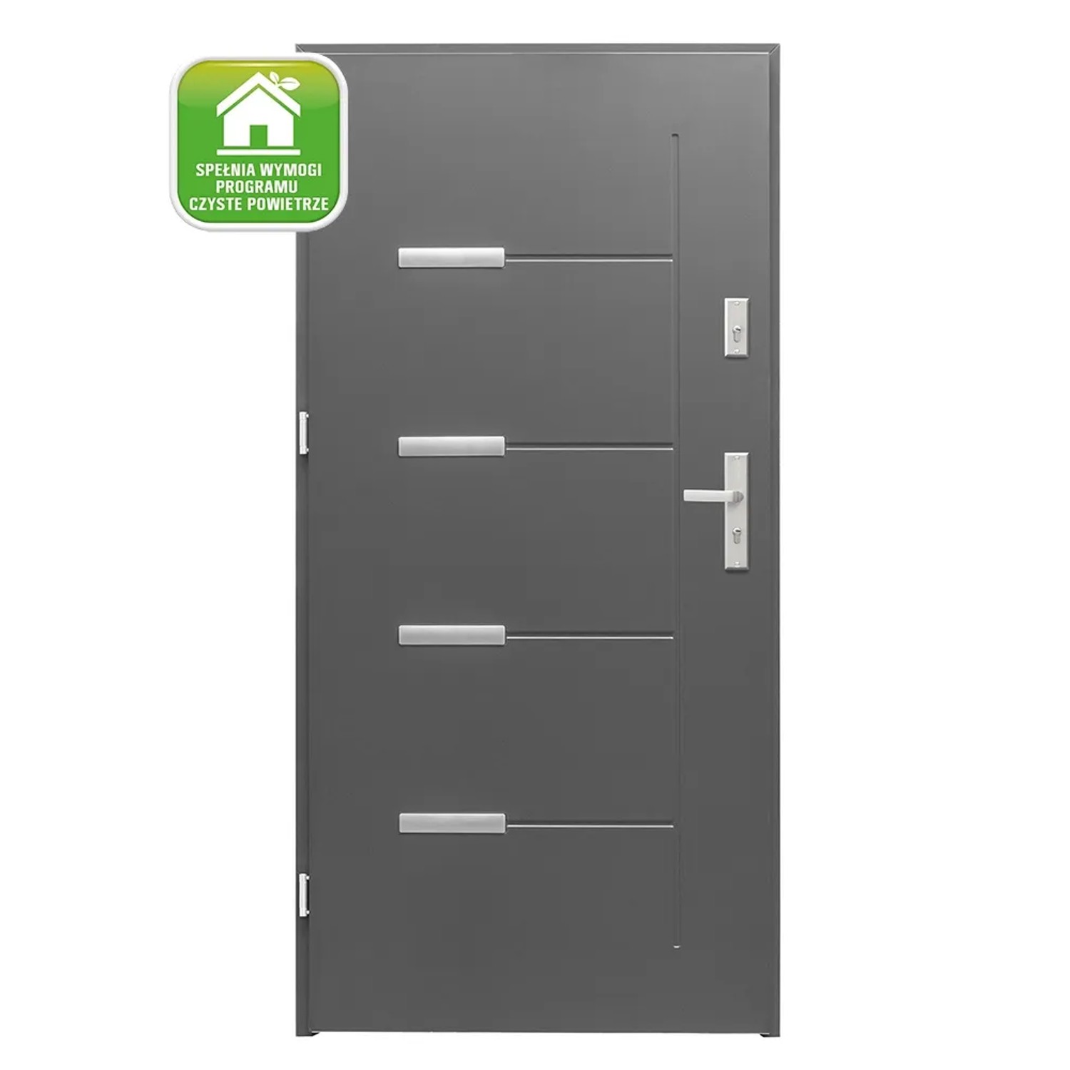 SplenDoor Drzwi zewnętrzne Onyks antracyt 80L