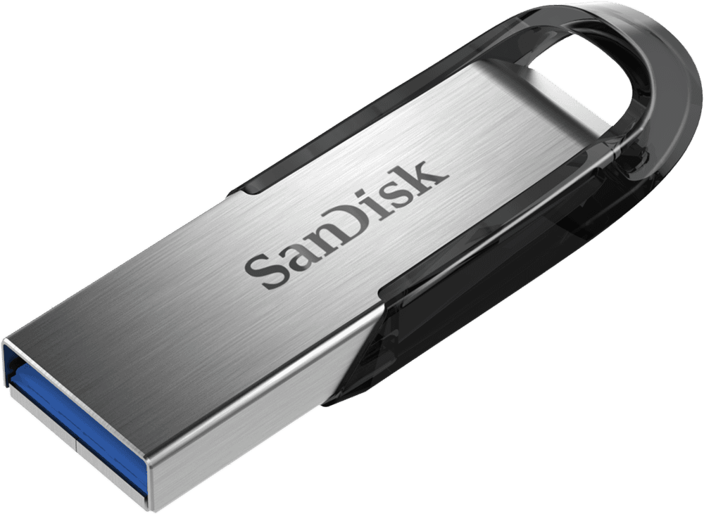 Pendrive SanDisk Cruzer Ultra Flair, 64GB, USB 3.0, srebrno-czarny