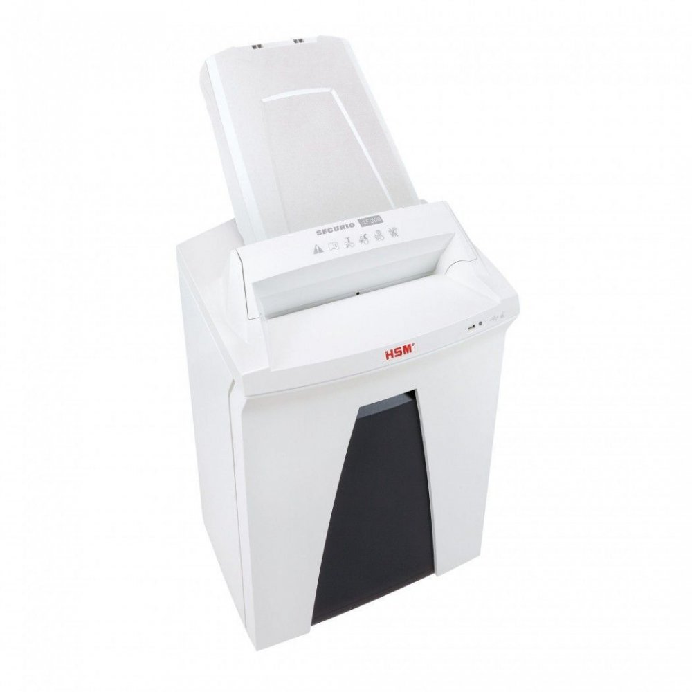 Niszczarka do papieru HSM Securio AF100, ścinek 4x25mm, 100 kartek, P-4/T-4/E-3/F-1 DIN, biały