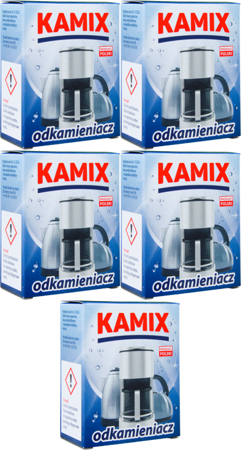 5x Odkamieniacz do sprzętu AGD Kamix, 150g