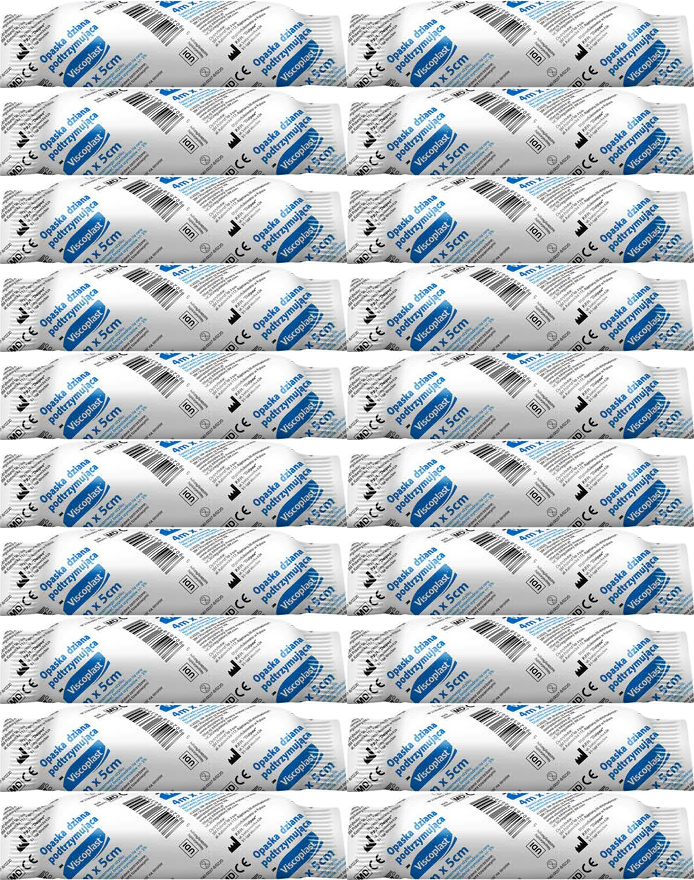 20x Opaska dziana Viscoplast, 4mx5cm