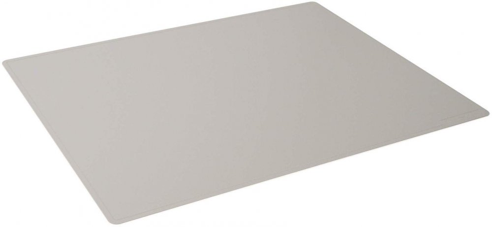 Podkład ochronny na biurko Durable, ozdobne krawędzie, 530x400mm, szary