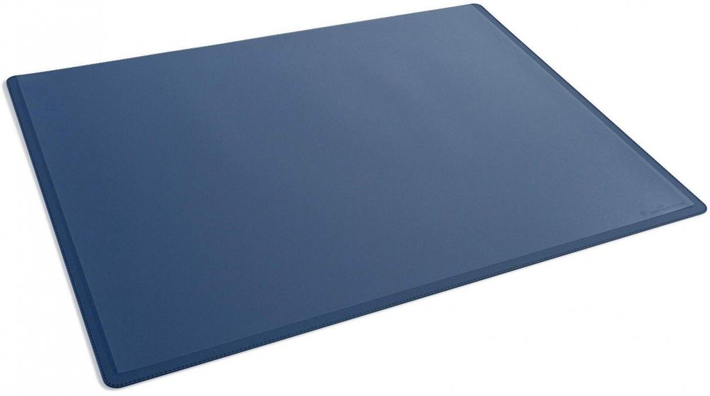 Podkład na biurko Durable, 530x400m, z zakładką, granatowy