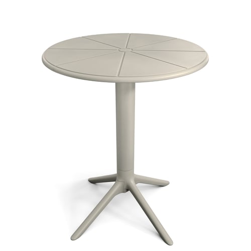 Zahradní kulatý stůl 60 cm Dego béžový