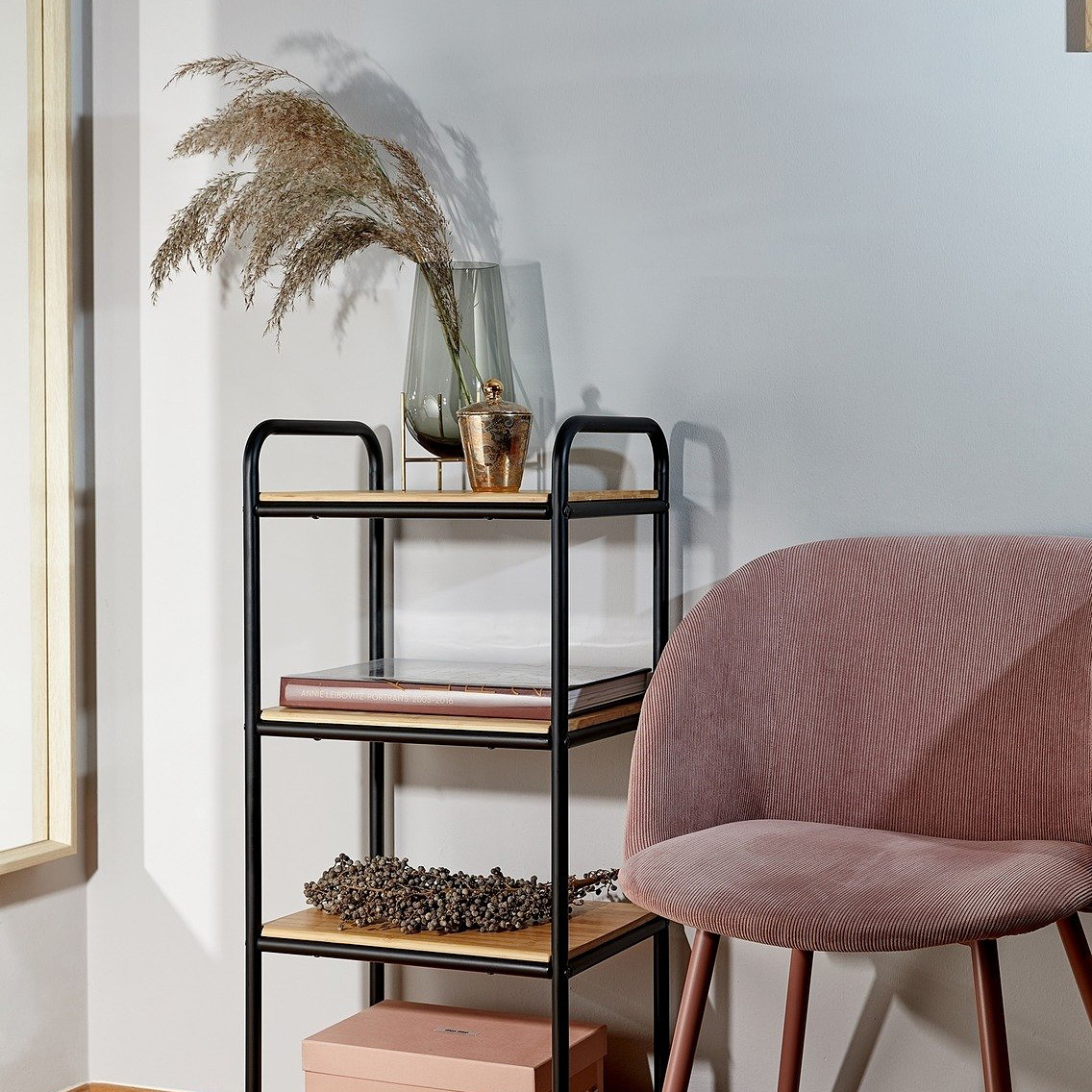 Wenko Loft regał stojący brązowy/czarny 50703100 - Wysyłka w 24h
