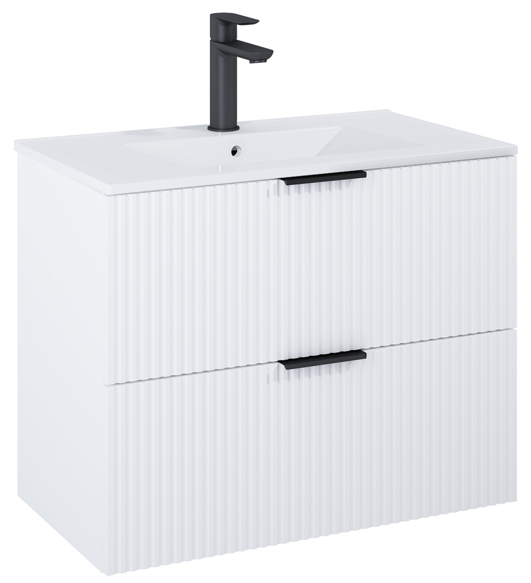 Roca Reef szafka 80x45x63,5 cm podumywalkowa wisząca biały mat A857955529 - Wysyłka w 24h