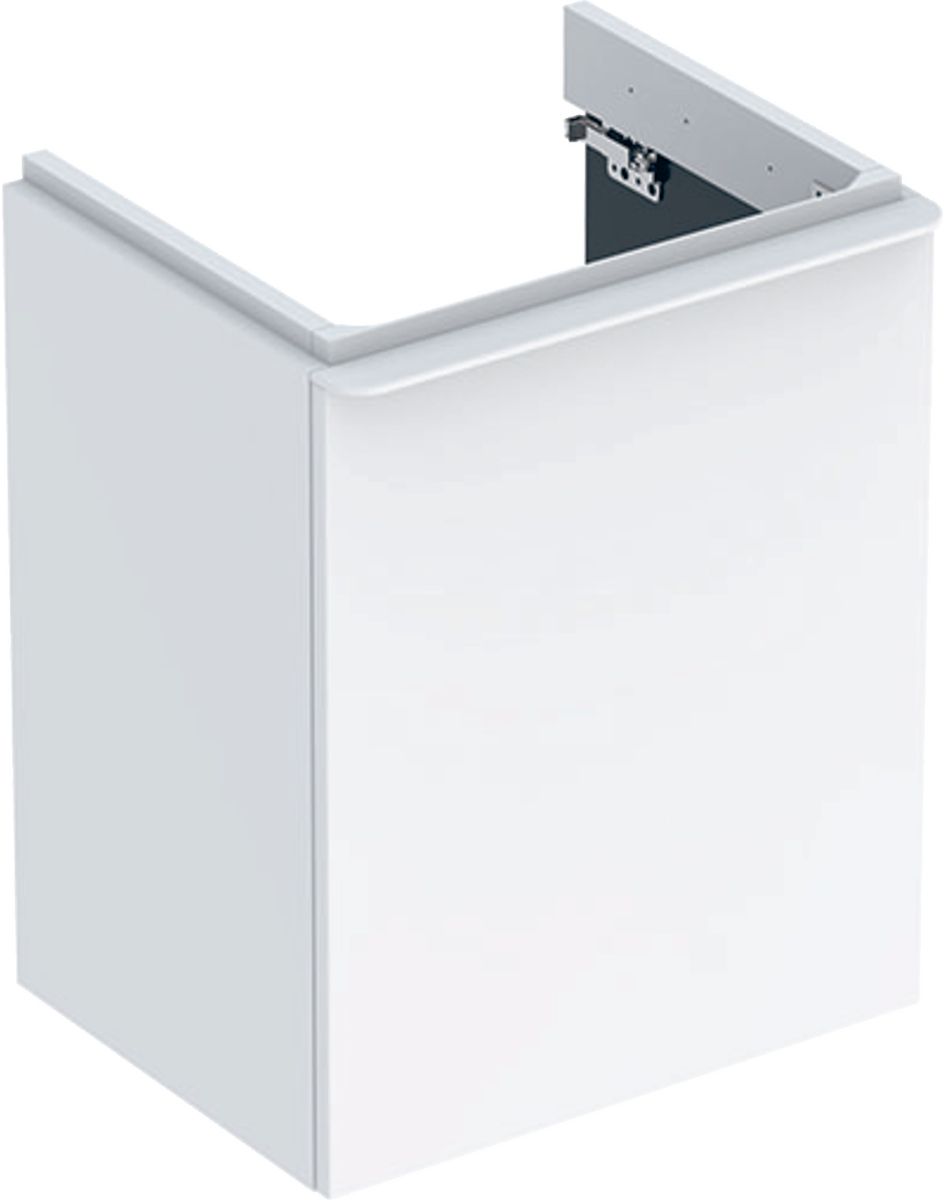 Geberit Smyle Square szafka 49,2 cm podumywalkowa wisząca biały połysk 500.364.00.1