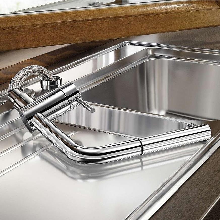 Blanco Linus-S-F bateria kuchenna stojąca chrom 514023 - Wysyłka w 24h