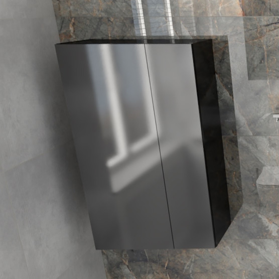 Elita For All szafka 60x31,6x100 cm boczna wisząca anthracite RE140600066610