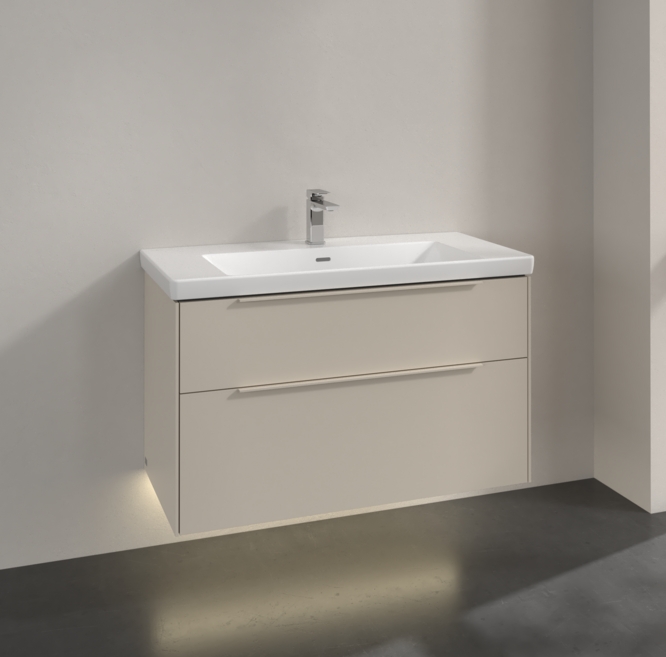 Villeroy & Boch Subway 3.0 szafka 97,3x47,8x57,6 cm podumywalkowa wisząca Cashmere Grey C570L2VN