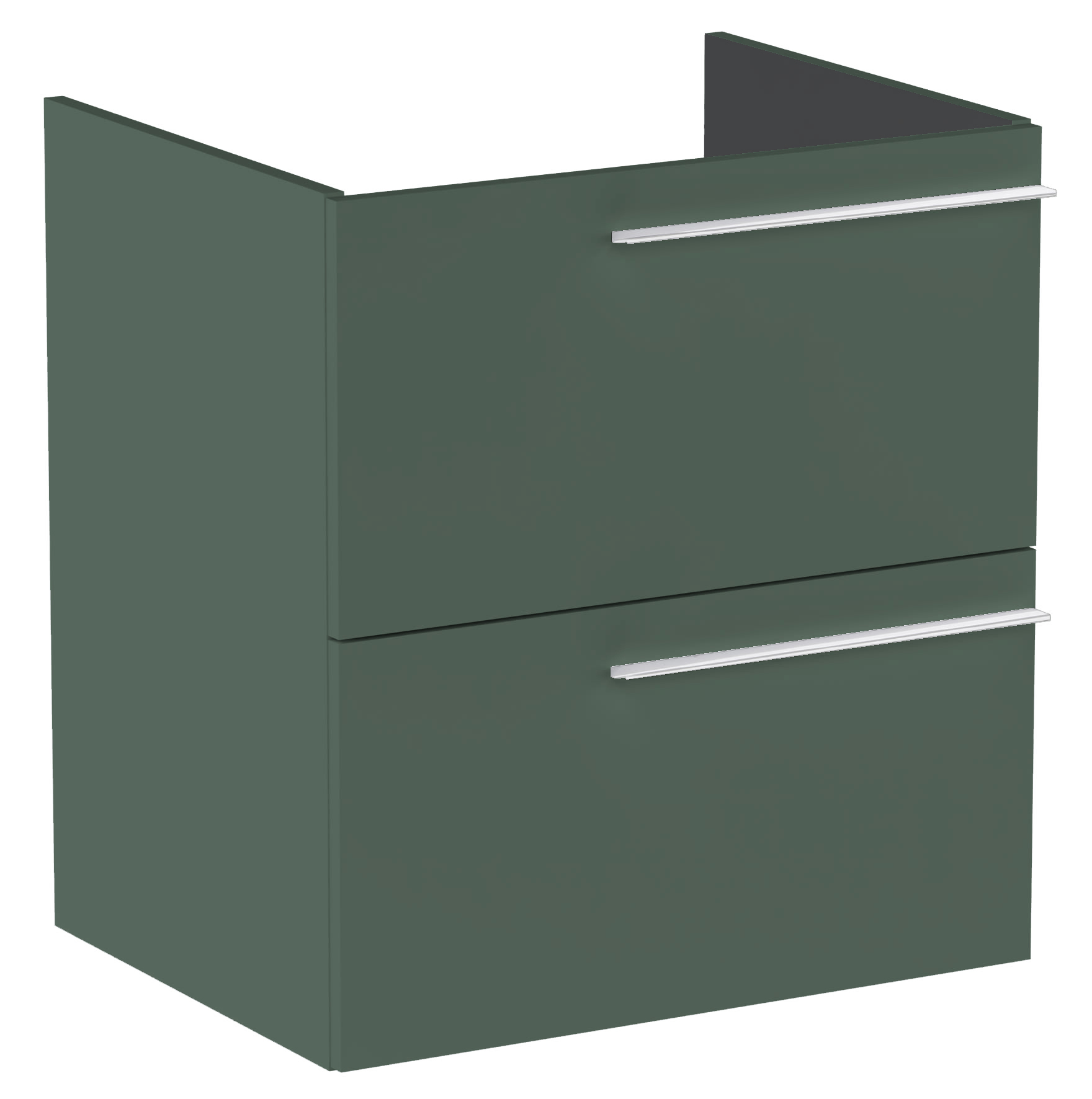 Roca Ella szafka 58,5x44,6x63,5 cm podumywalkowa wisząca zielony mat A857769534 - Wysyłka w 24h