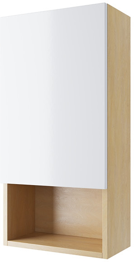 Excellent Tuto szafka 80 cm wisząca boczna dąb/biała MLEX.0107.400.BLWH