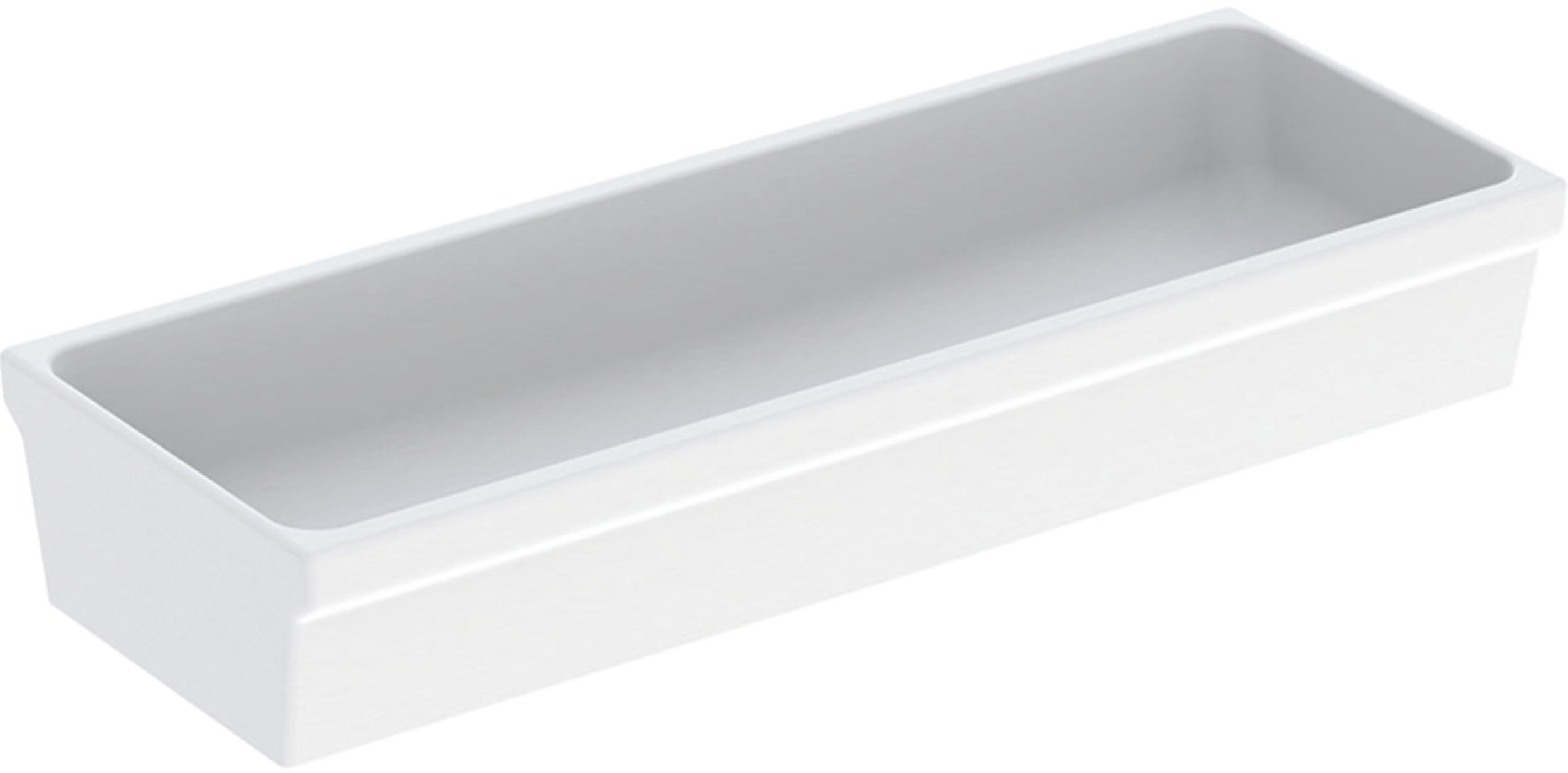 Geberit Publica Elleboro umywalka 120x45 cm nablatowa biała 500.898.00.1