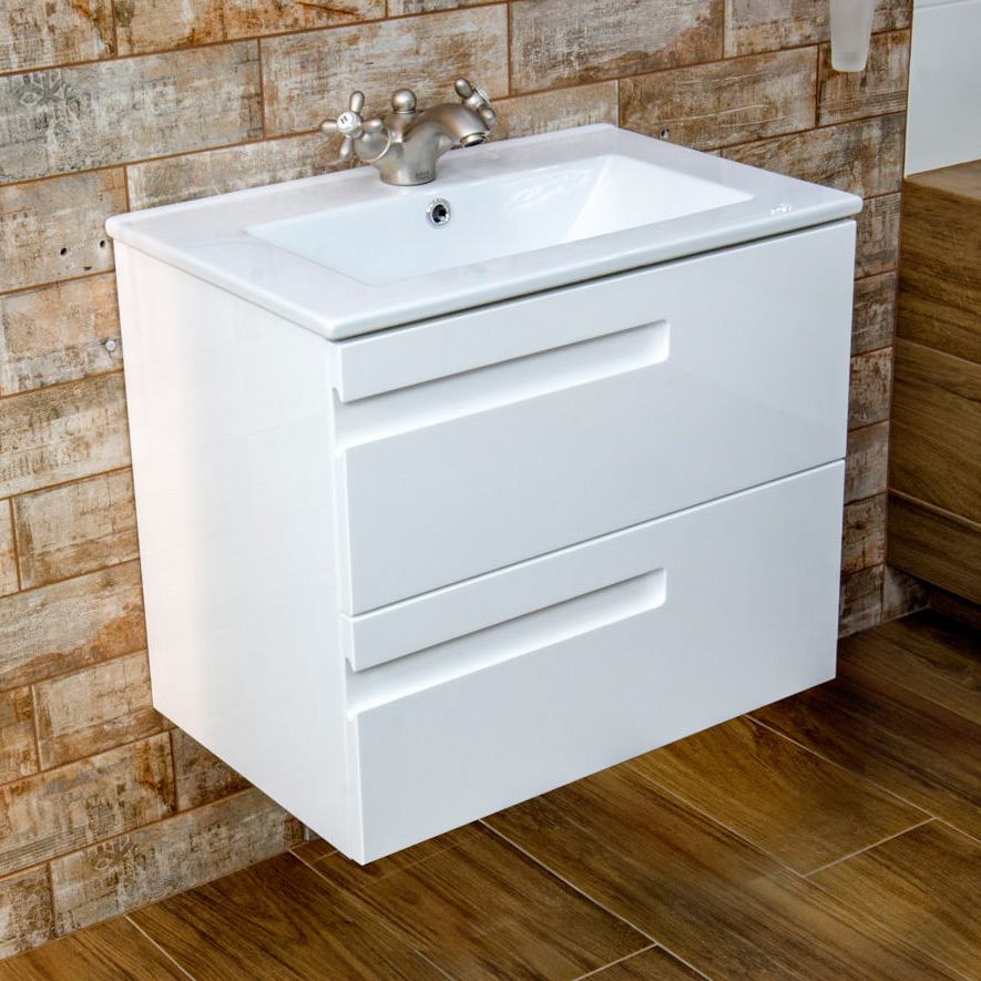 LaVita Floryda 60 szafka 60x39,5 cm podumywalkowa wisząca biała - Wysyłka w 24h