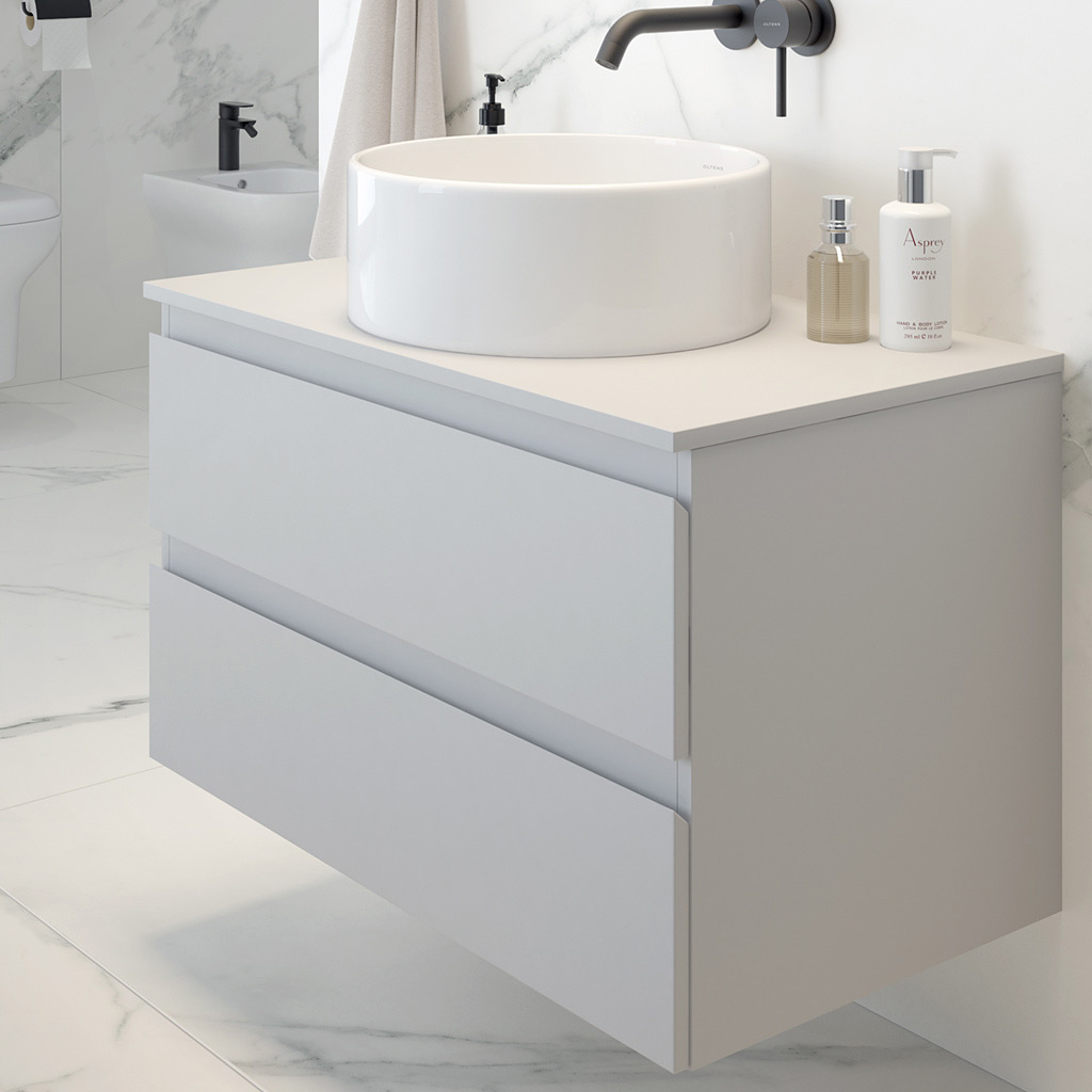 Oltens Vernal szafka 60 cm podumywalkowa wisząca szary mat 60000700 - Wysyłka w 24h