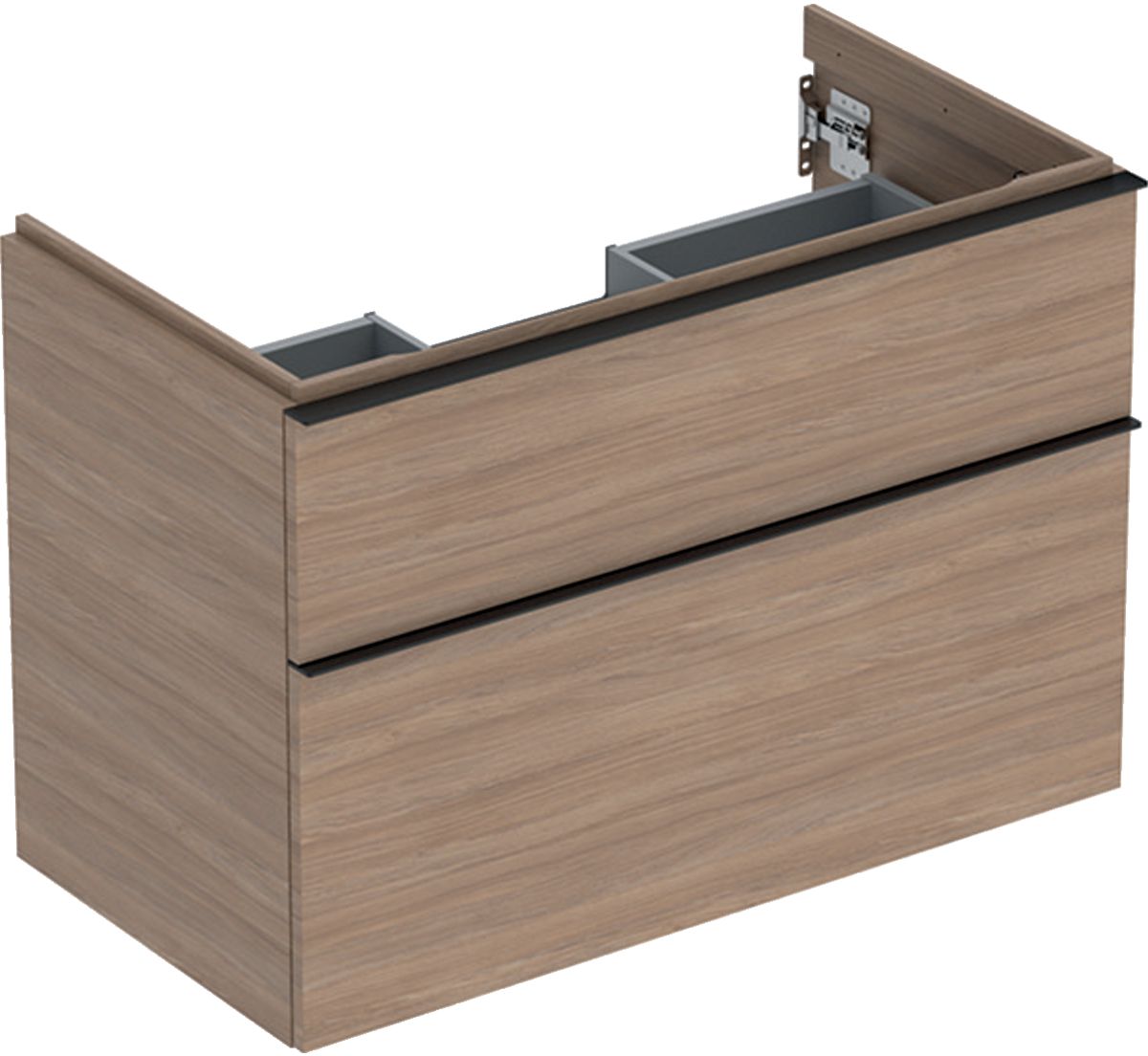 Geberit iCon szafka 88,8 cm podumywalkowa wisząca dąb/lava mat 502.305.JH.1