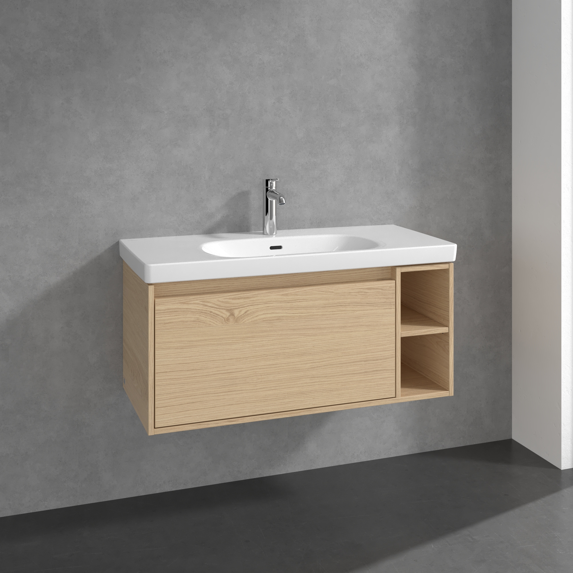 Villeroy & Boch Skyla szafka 97,2x43,9x43,6 cm podumywalkowa wisząca Nordic Oak C79100VJ