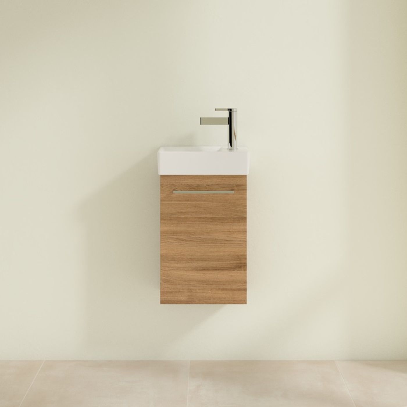 Villeroy & Boch Avento szafka 34x20,2x51,4 cm podumywalkowa wisząca dab A87600RH