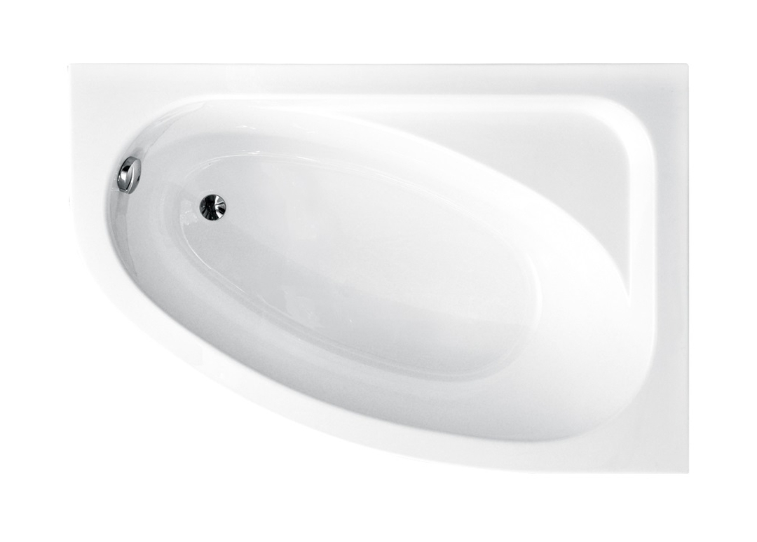Besco Cornea wanna narożna 140x80 cm prawa biała #WAC-140-NP