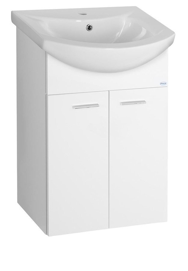 Aqualine Zoja szafka 50 cm podumywalkowa wisząca biała 51055A