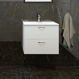 LaVita Basic Barato szafka 60 cm podumywalkowa wisząca biały połysk