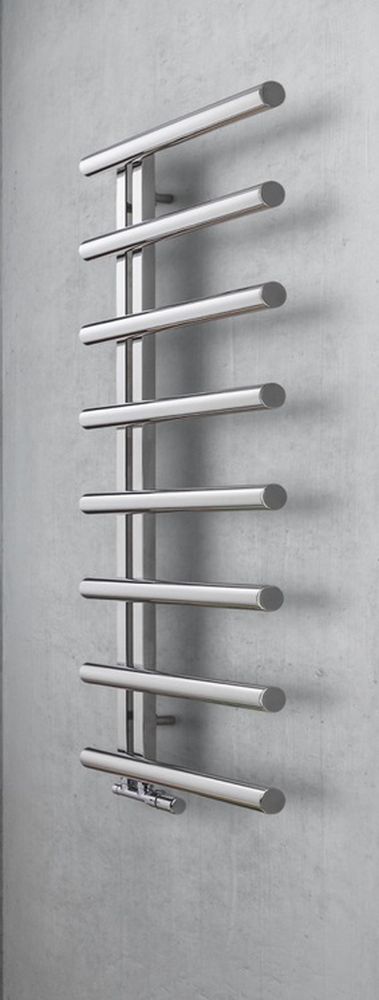 Zehnder Chime grzejnik łazienkowy drabinkowy 138x50 cm czarny chrom CHZ-140-050-N211