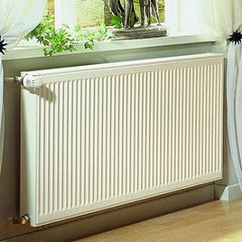 Purmo Compact grzejnik płytowy 45x140 cm podłączenie boczne biały C22 450x1400