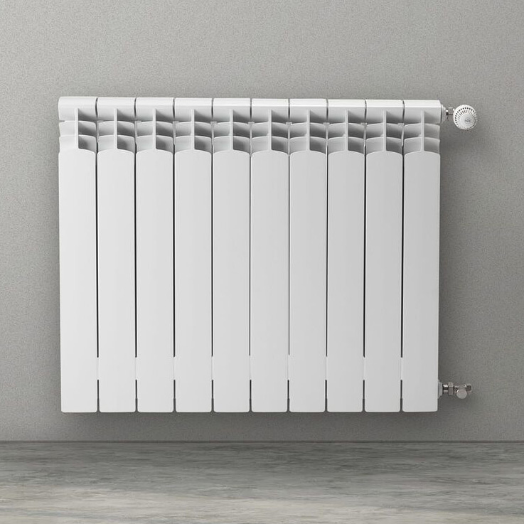 KFA Armatura ADR grzejnik pokojowy 67,2x48,3 cm podłączenie boczne aluminium 764-060-44