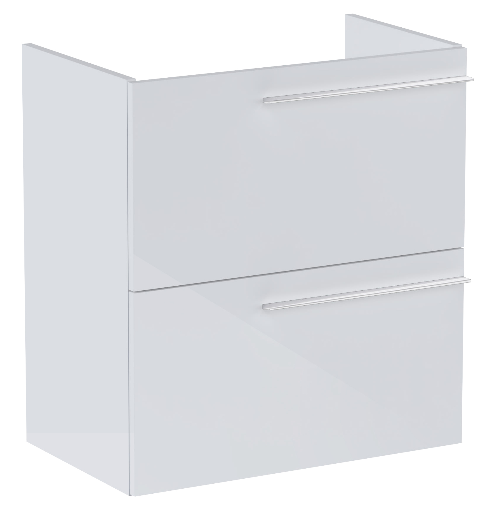 Roca Ella szafka 58,5x34,6x63,5 cm podumywalkowa wisząca biały połysk A857778806 - Wysyłka w 24h