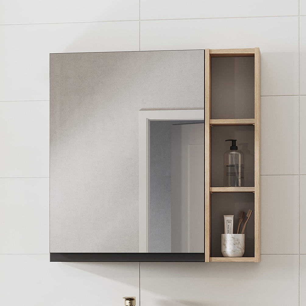 Cersanit Moduo szafka 60 cm boczna wisząca antracyt S590-074-DSM