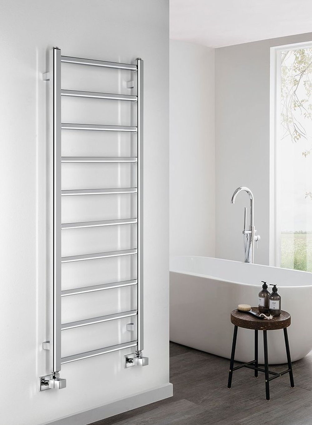 Sapho Metro Light grzejnik łazienkowy 40x114 cm chrom IR445R