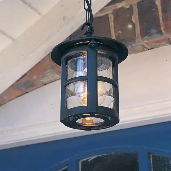 Elstead Lighting Hereford lampa wisząca 1x60 W czarna BL21B-BLACK