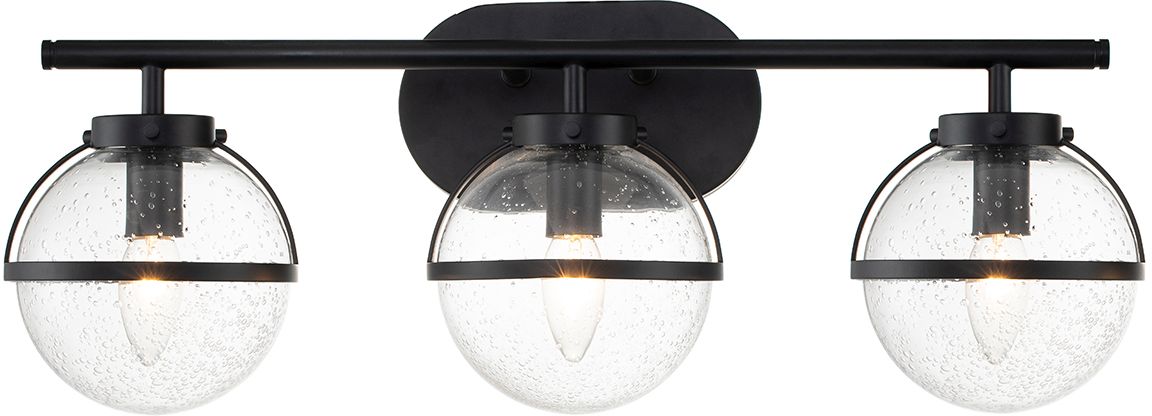 Elstead Lighting Hollis kinkiet 3x40 W czarny HK-HOLLIS3-C-BK-BATH