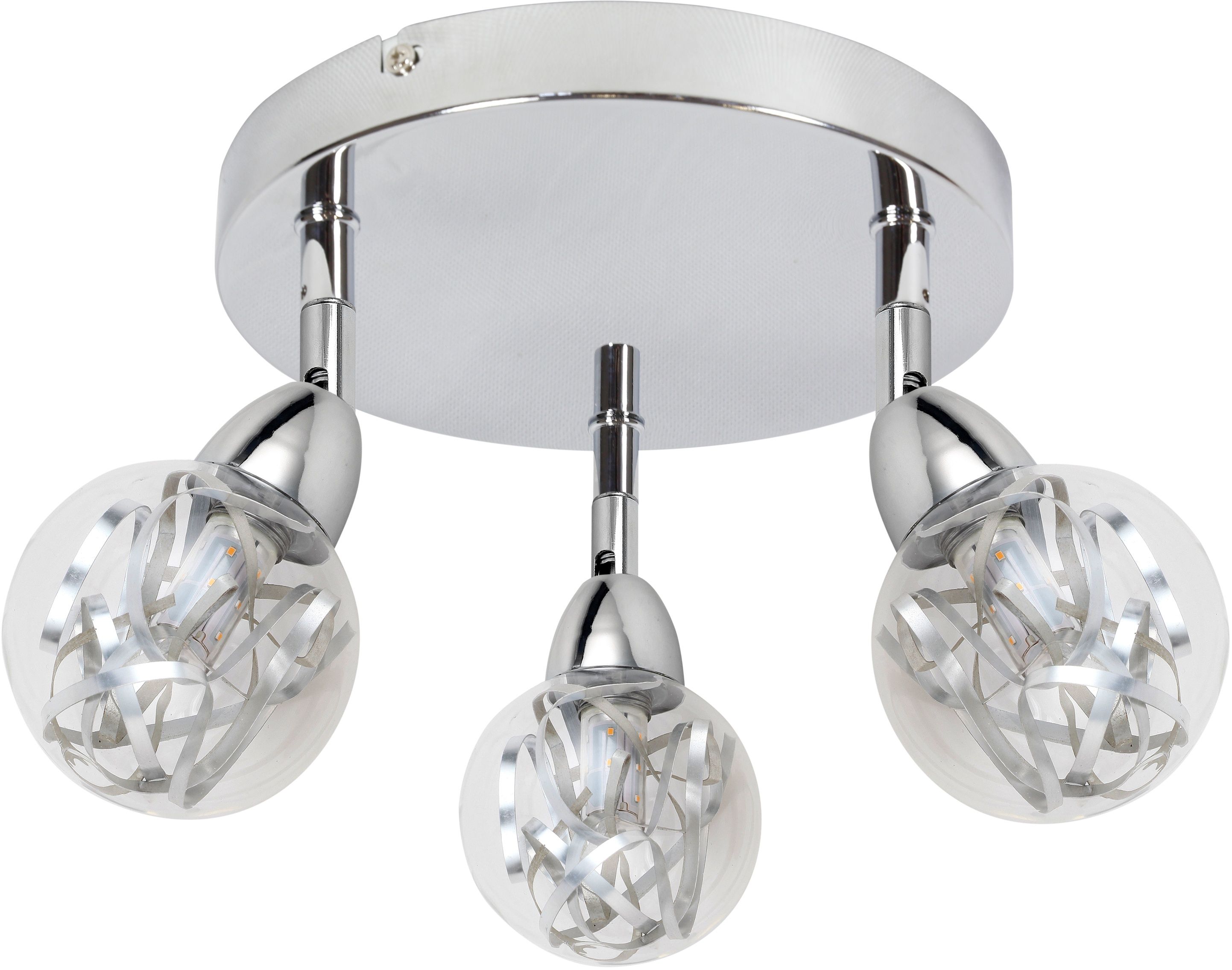 Candellux Bolo lampa podsufitowa 3x6W LED chrom 98-67708