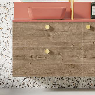 Elita Look szafka 80x44,9x63,5 cm podumywalkowa wisząca dąb canela RE080801027050