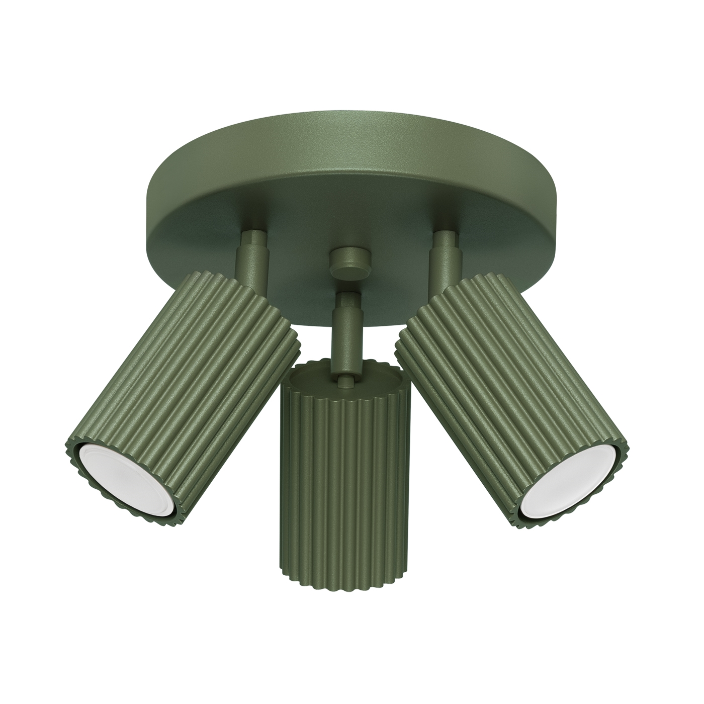 Sollux Lighting Karbon lampa podsufitowa 3x10 W zielona SL.1620