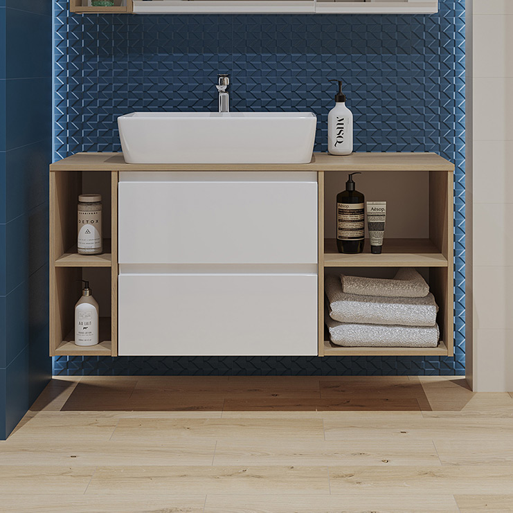 Cersanit Moduo szafka 40 cm wisząca podblatowa dąb K116-019