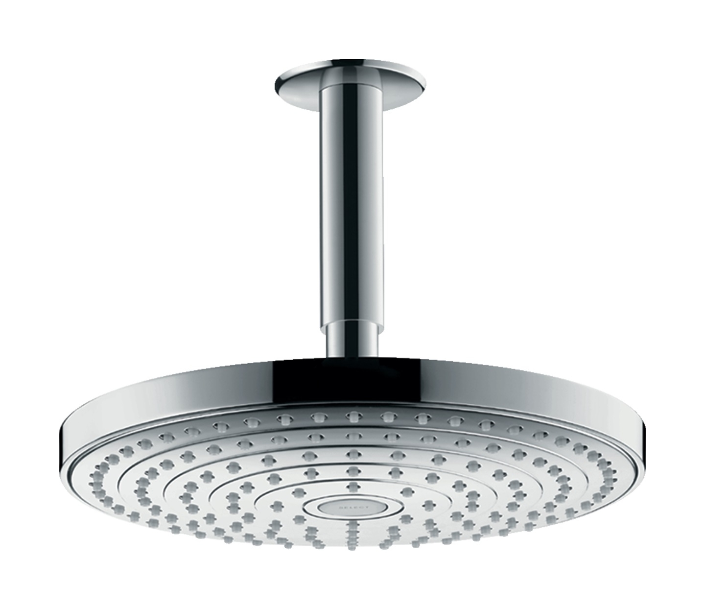 Hansgrohe Raindance Select S EcoSmart deszczownica 24 cm z ramieniem sufitowym chrom 26469000